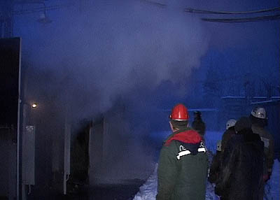 Из-за пожара на подстанции 5 февраля Сосновый Бор остался без электричества почти на весь день(Фото СТВ)