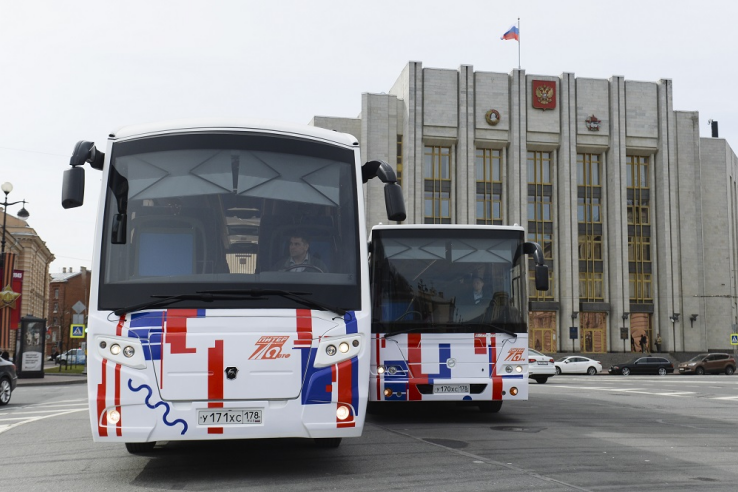В Кировске запустили новые автобусы на природном газе