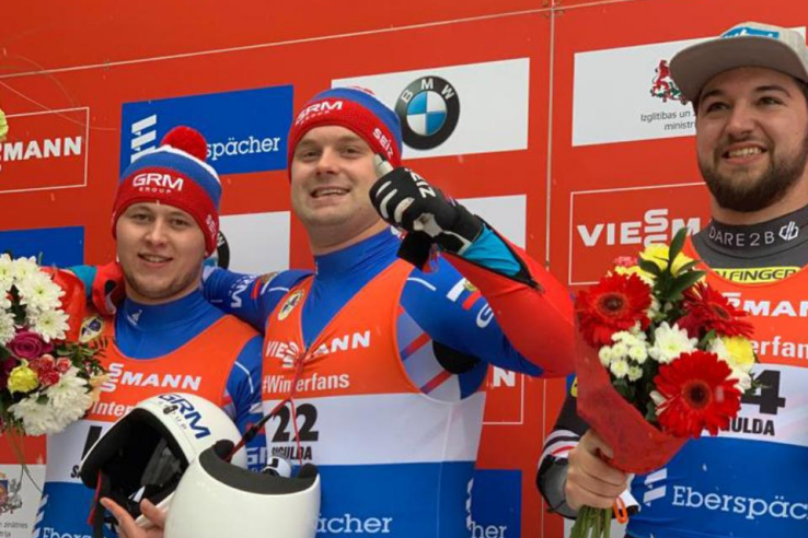 Семен Павличенко стал победителем этапа кубка мира по санному спорту