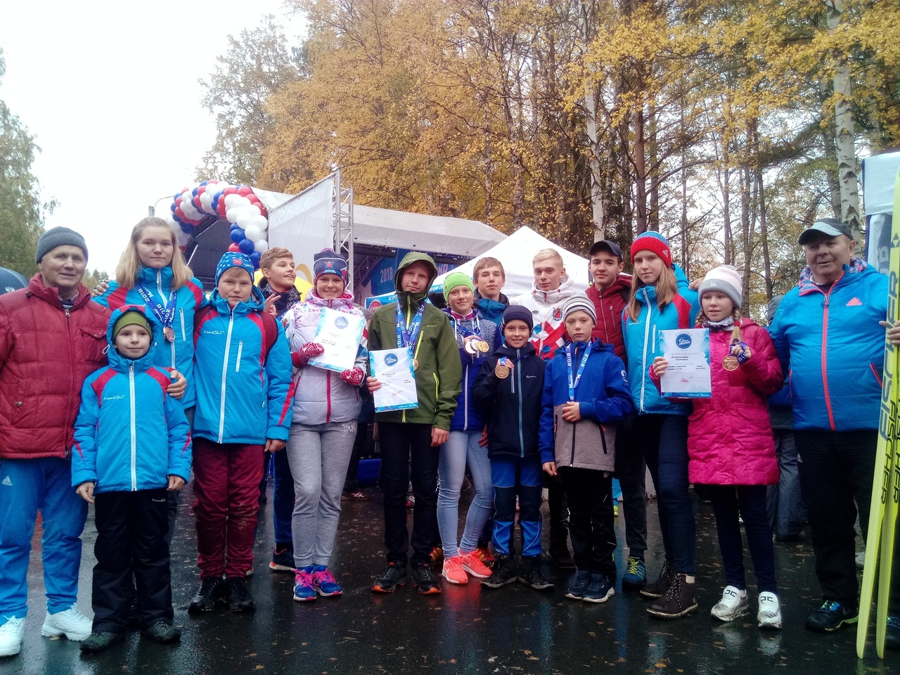 Соревнования по летнему биатлону на призы Дмитрия Малышко прошли в осеннем Сосновом Бору