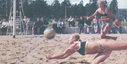 Сосновоборский пляжный волейбол — игра или забава?
