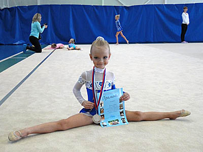  Елизавета Вересова — 2место, юная гимнастка 