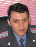Подполковник милиции Вугар Вагифович Алекперов, руководитель ОВО. (Фото Ю. Викториновича)