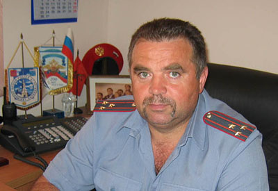 Н. Ф. Дуванский, начальник сосновоборского ГОВД. (Фото Виктора Поповичева)