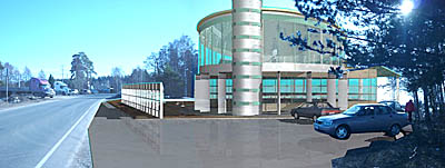 В одном из трех секторов — на месте существующей бетонной стоянки в Липово — планируется возвести стационарное кафе
