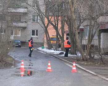 За один день — два вызова специалистов газовой службы (Фото Ю. Викториновича)