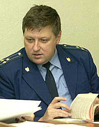 Прокурор города С. Румянцев. (Фото из архива «Маяка») 