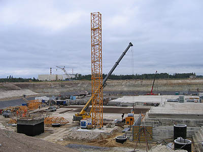18 сентября — строительная площадка ЛАЭС­-2 (Фото Ю. Викториновича)