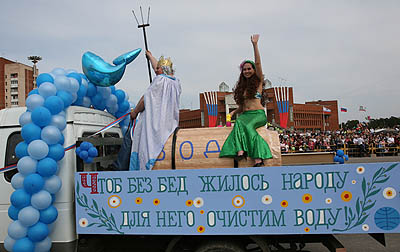 Нептун и Русалка — рецепт успеха «Водоканала» (Фото Юрия Шестернина)