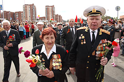  В день 65-летия Победы город будет чествовать победителей (Фото Юрия Шестернина)