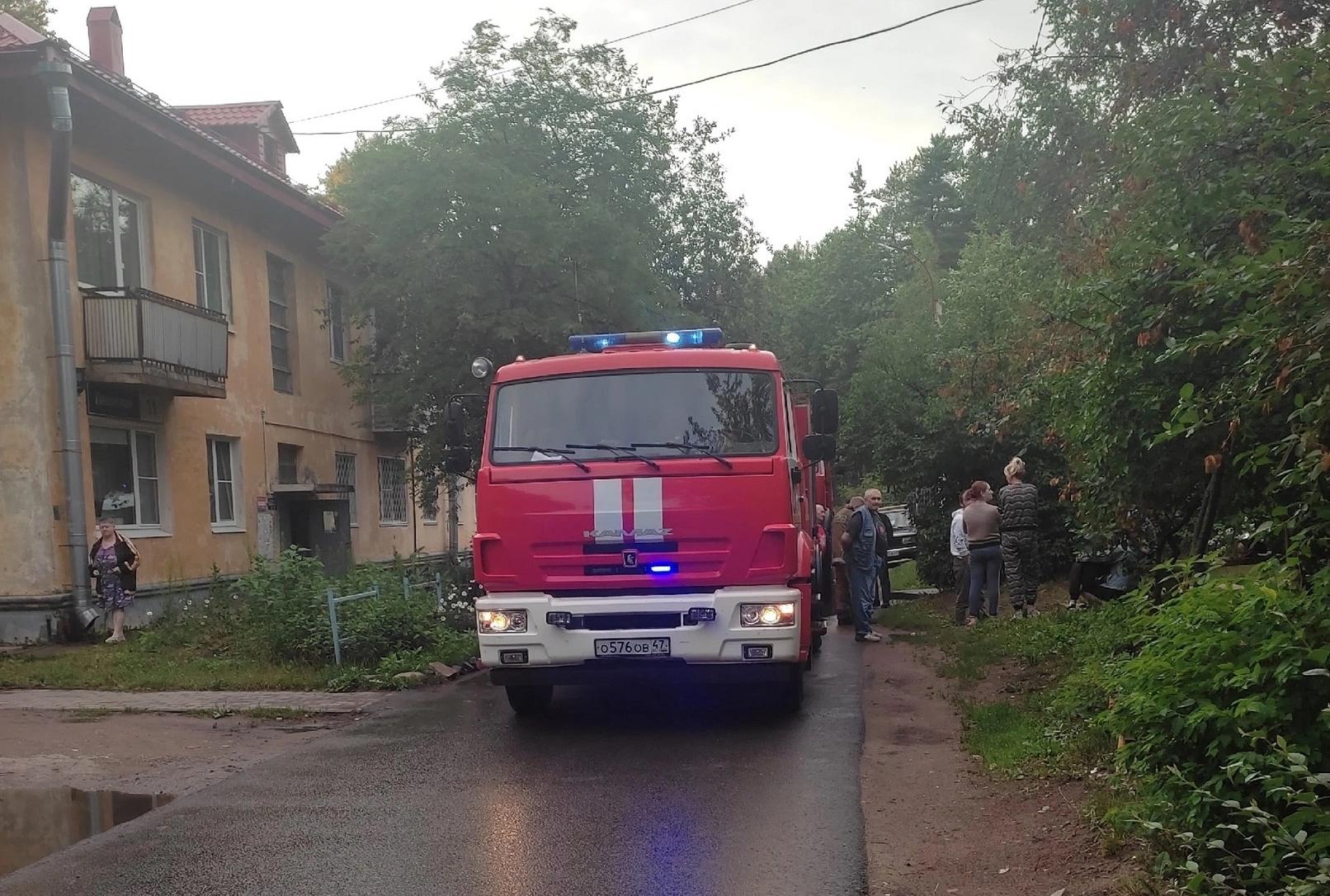 В доме на улице Ленинская в Сосновом Бору загорелся подвал / Маяк. Сосновый  Бор. Ленобласть.