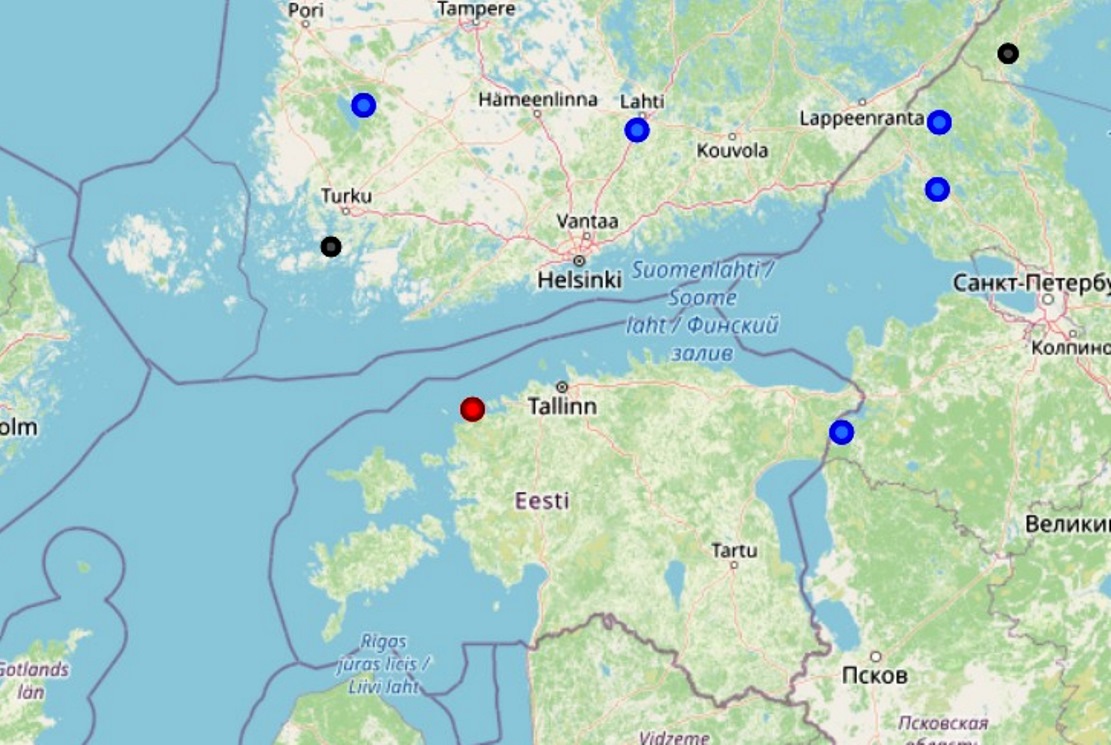 В Эстонии произошло землетрясение