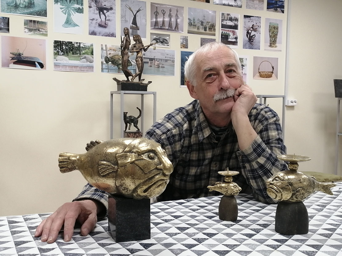 Владимир Петровичев готовит персональную выставку в Сосновом Бору и думает о музее скульптуры