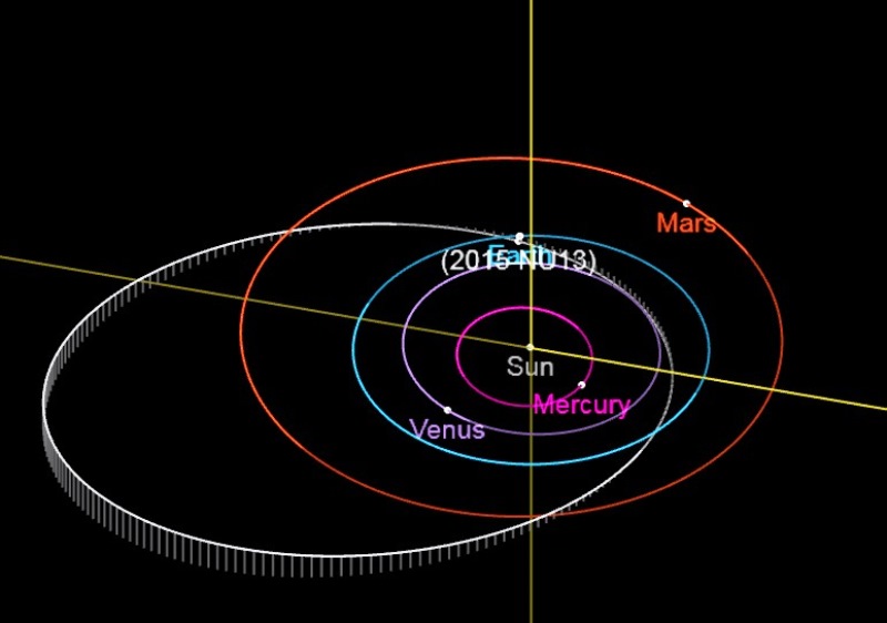 Между орбитами Земли и Венеры пролетел полукилометровый опасный астероид