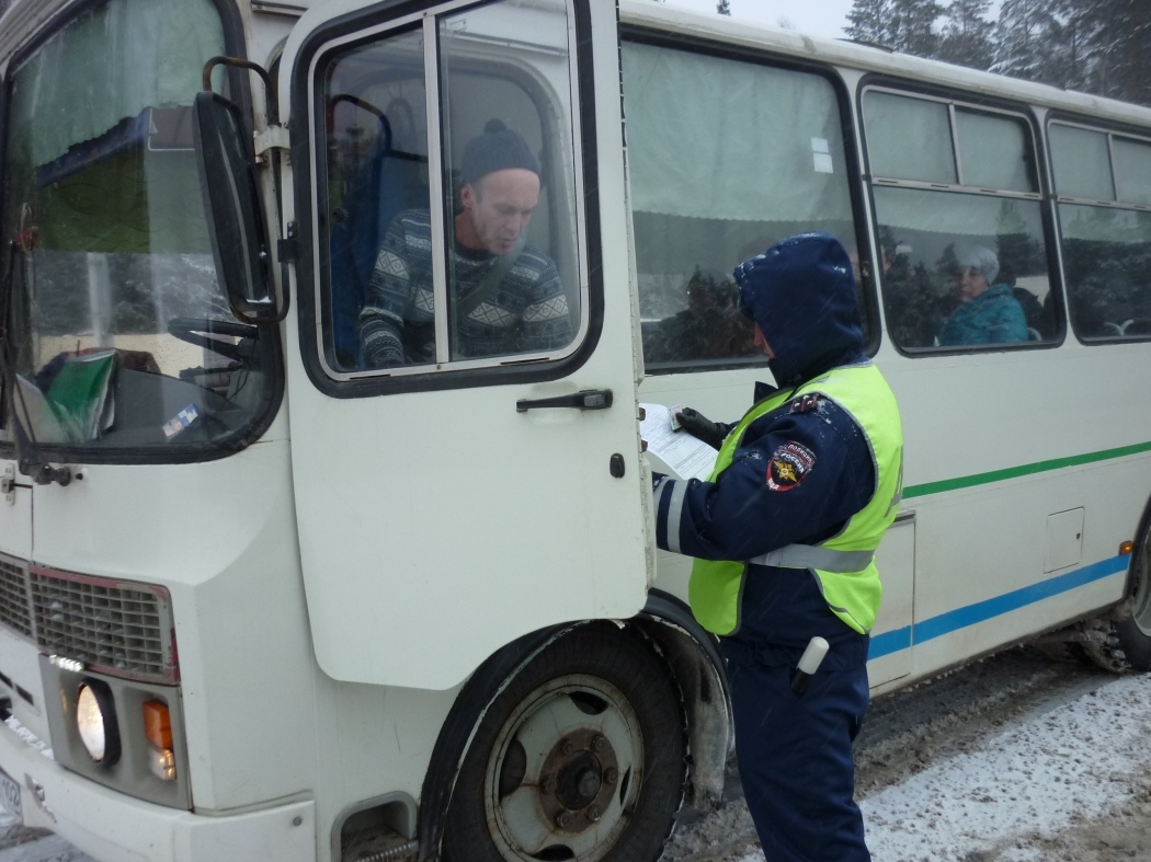 В Сосновом Бору стартовала спецоперация «Автобус». Проверят всё: и водителей, и технику