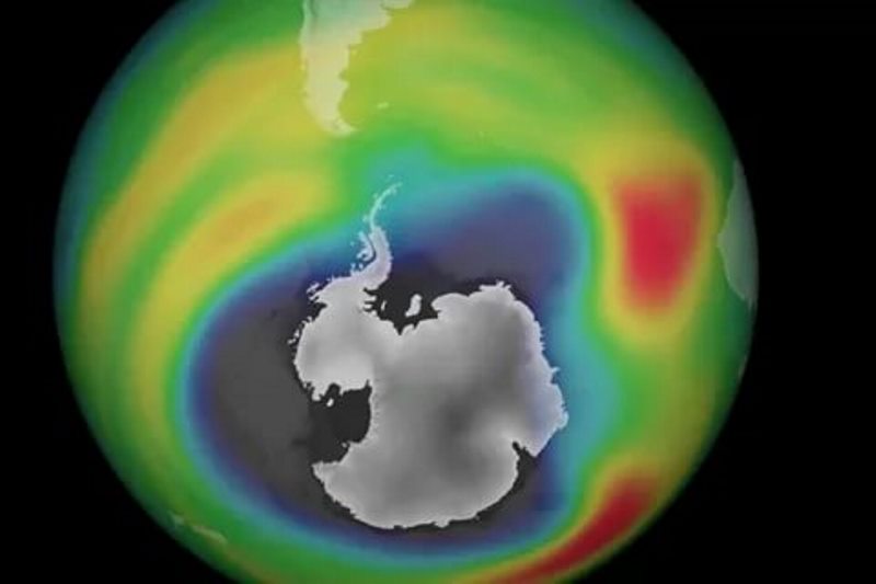 Как выглядит озоновая дыра фото