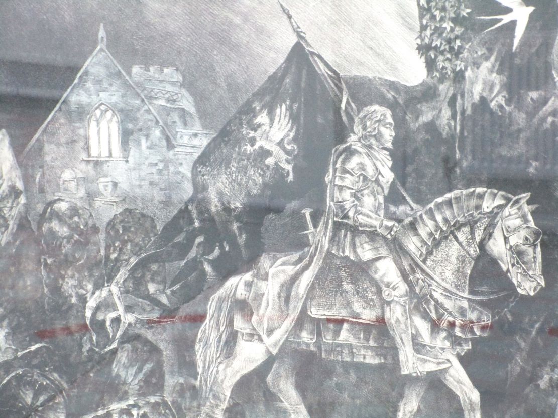 Фрагмент литографии Дарьи Чуриловой, фото Нины Князевой