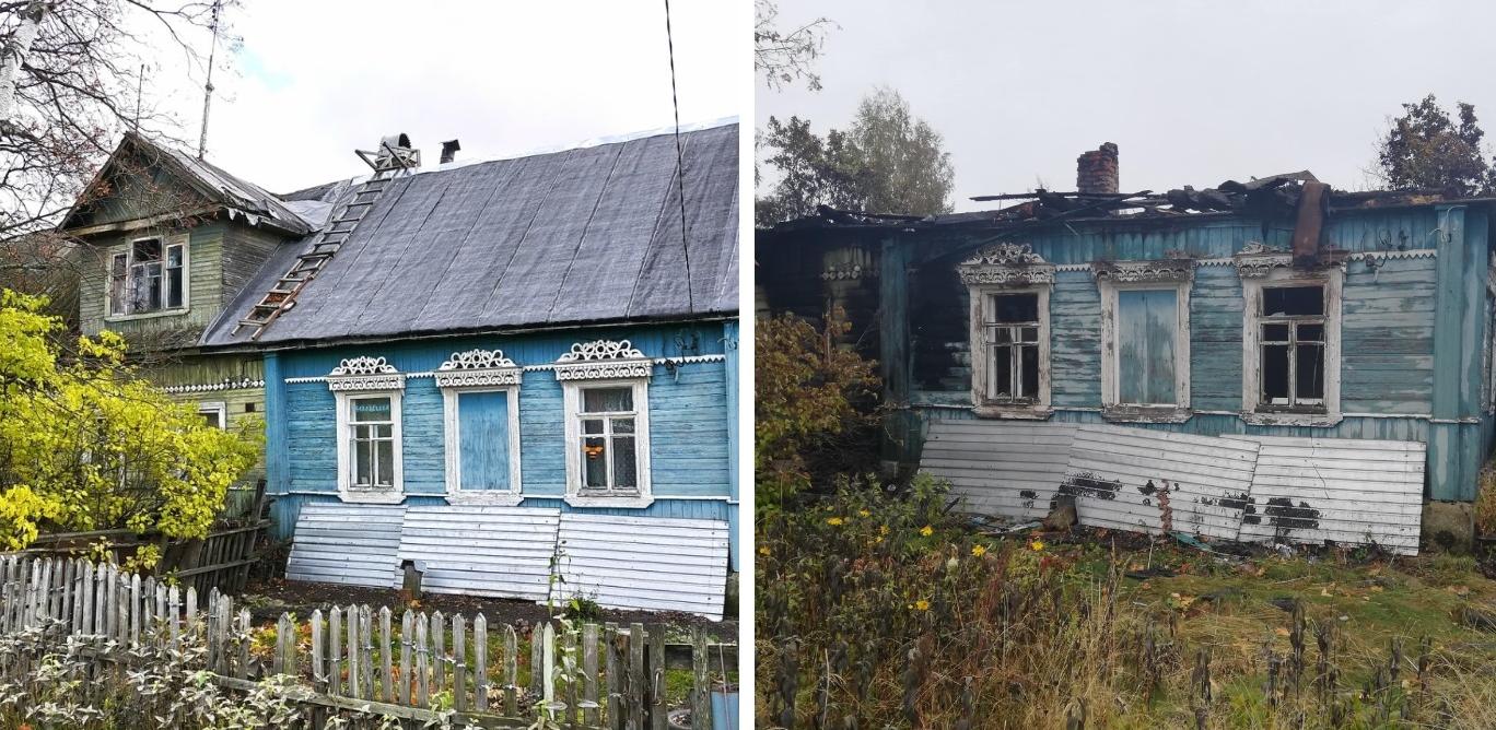 Пожар уничтожил дом в Устье. Что говорят по этому поводу сосновоборцы