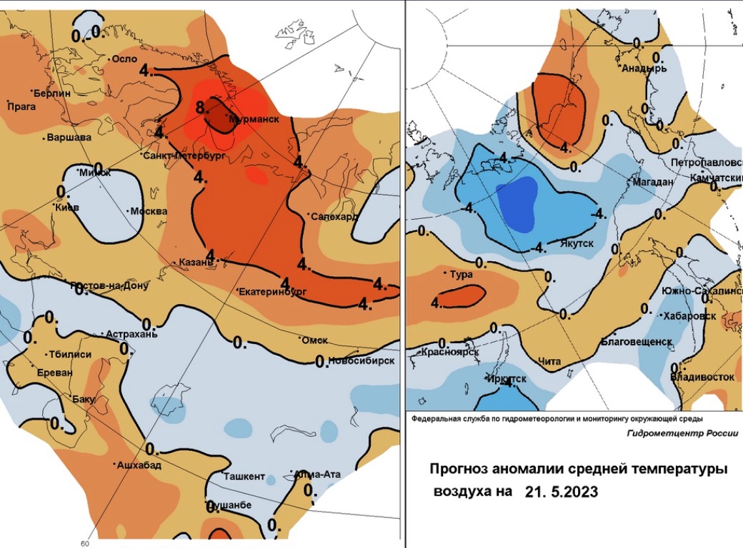 Аномальное тепло вернется в Петербург и Ленобласть 21 мая