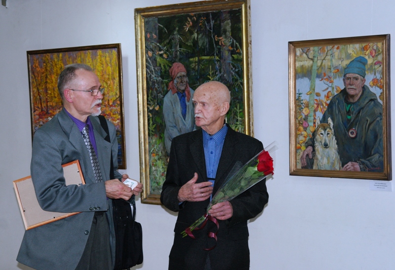 В Сосновом Бору открылась выставка художника, который видел невероятное