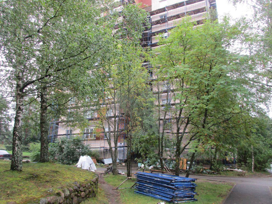 Фото Нины Князевой из архива 'Маяка': капремонт на улице Солнечной в 2025 году