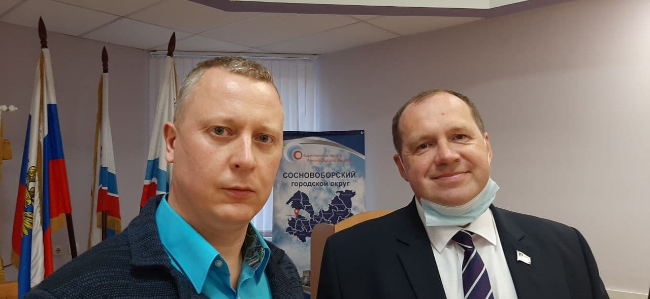 Председателем совета депутатов Соснового Бора выбран Иван Бабич (на фото - справа), заместителем — Александр Павлов (слева)