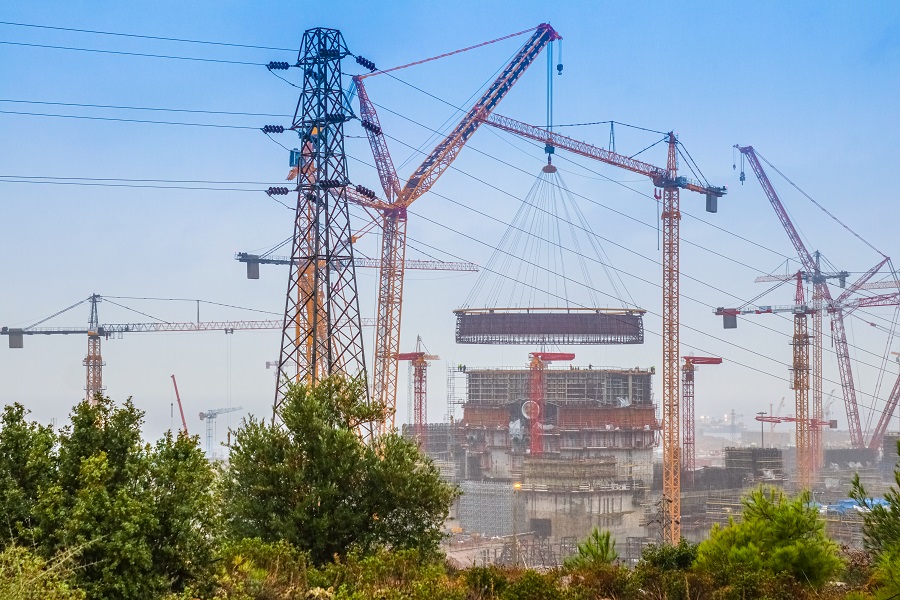 Высота реакторного здания АЭС Аккую достигла 43 метров / Фото: АО «Аккую Нуклеар»