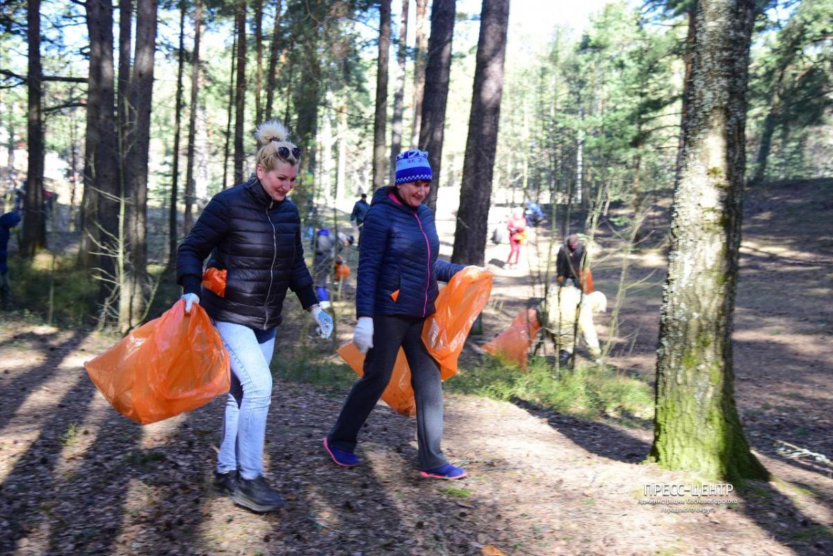 В Сосновом Бору стартовали общегородские субботники