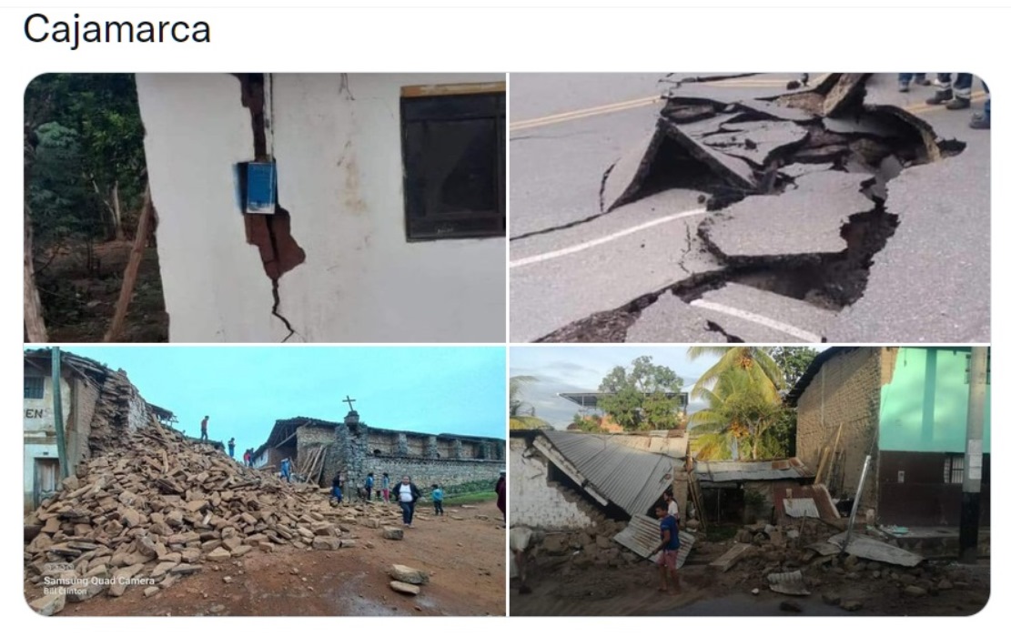 Землетрясение магнитудой 7,5 в Перу привело к значительным разрушениям