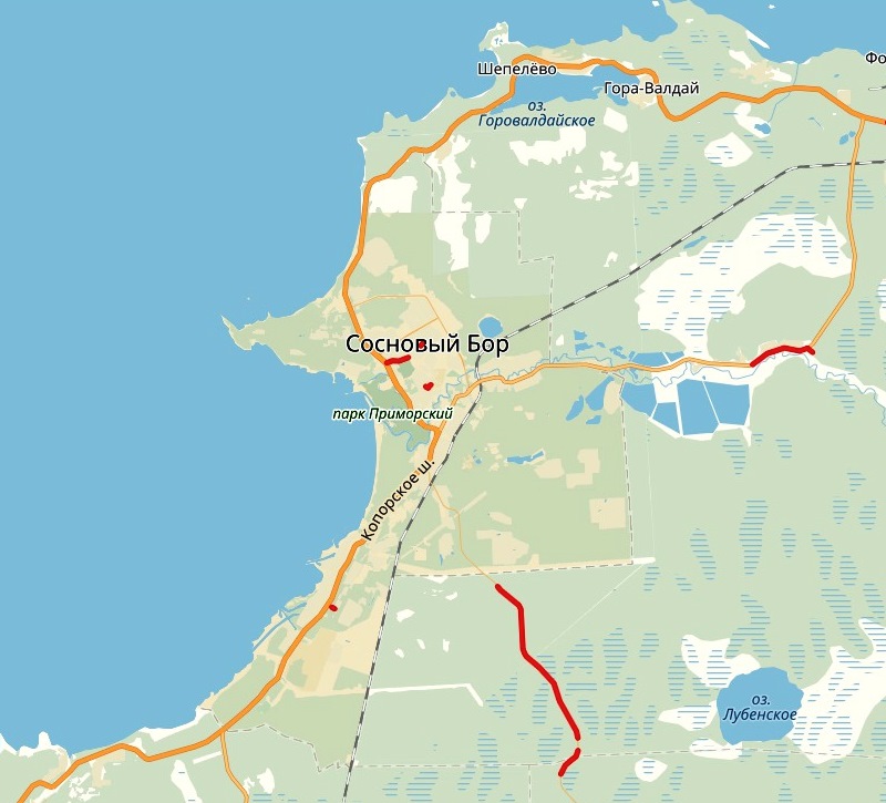 Сосновоборские «убитые дороги» отметили на карте ОНФ
