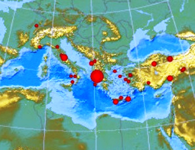 Землетрясение магнитудой 5,7 напугало жителей Греции 21 марта