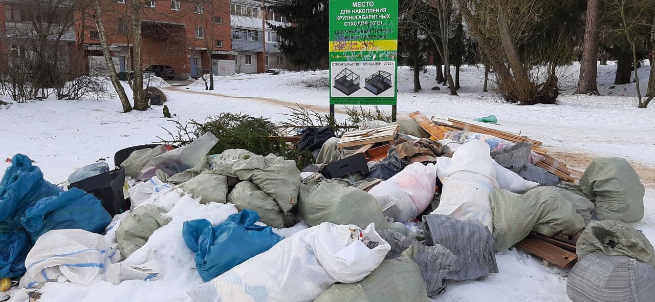 В Сосновом Бору построят 49 площадок накопления коммунальных отходов