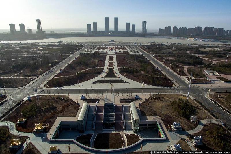 В Китае продолжают строить города-призраки