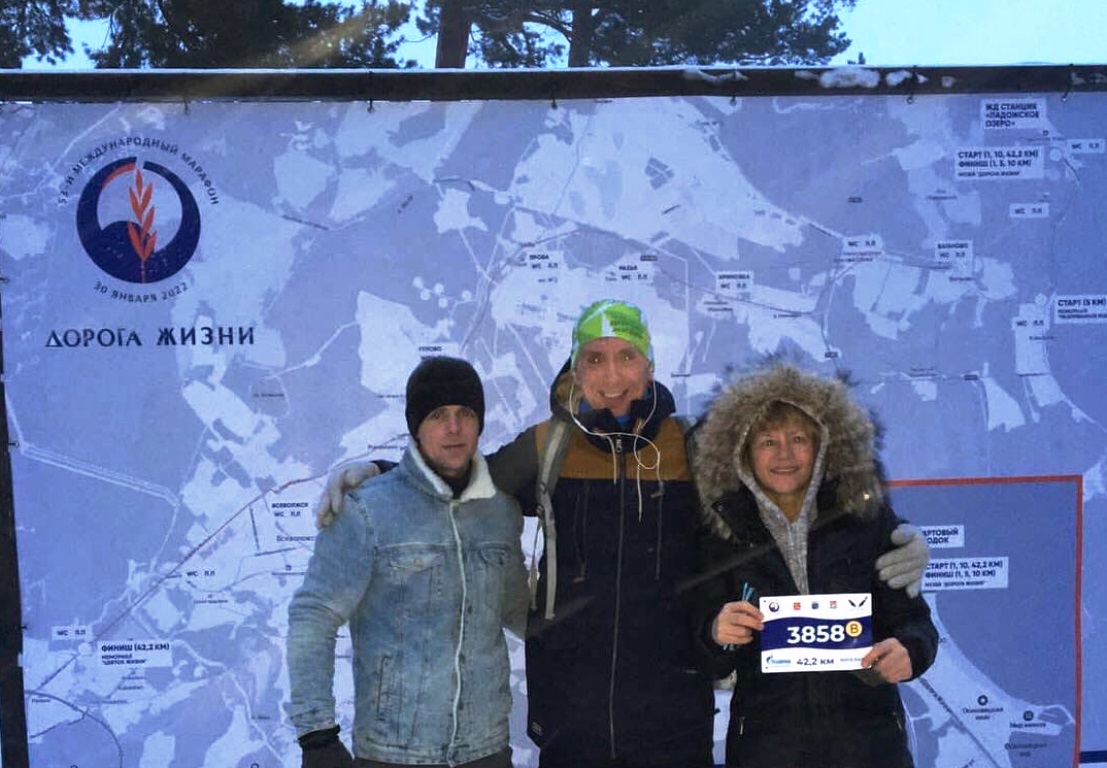 Татьяна Свиридова из Соснового Бора заняла 1 место в марафоне «Дорога жизни»