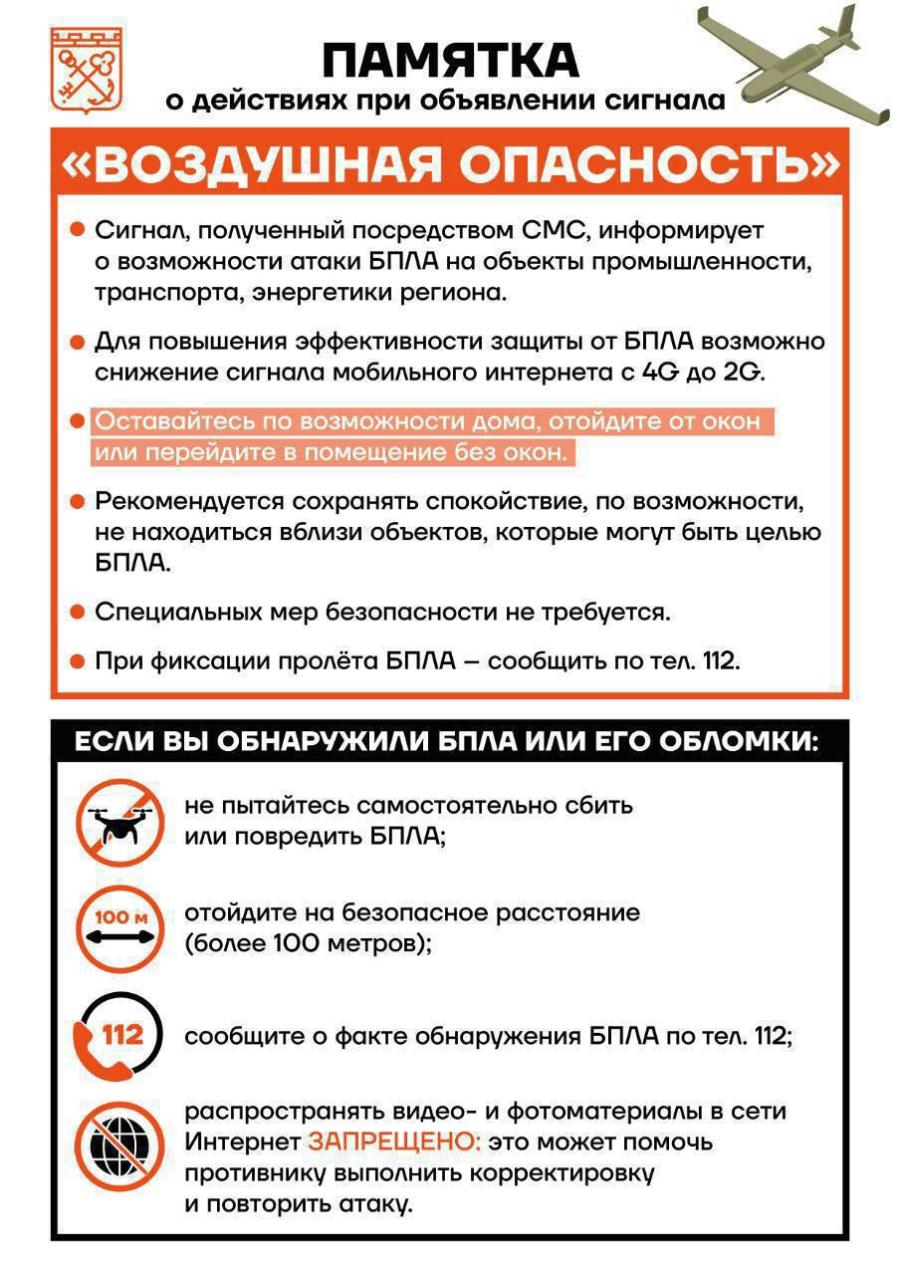Губернатор Ленинградской области сообщил об отражении массированной атаки БПЛА. Сбит 141 беспилотник, в районе Большой Ижоры ликвидируют возгорание