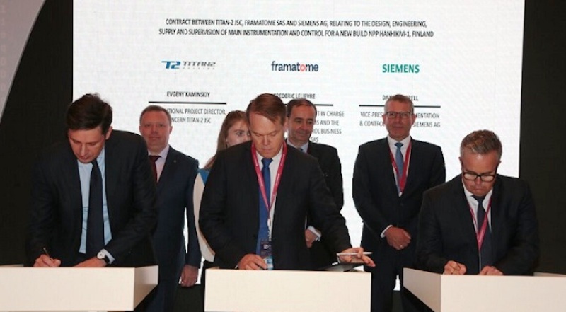 ТИТАН-2 подписал контракт с консорциумом французской компании Framatome SAS и немецкой Siemens AG