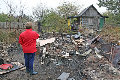 Незамеченный пожар в Липово