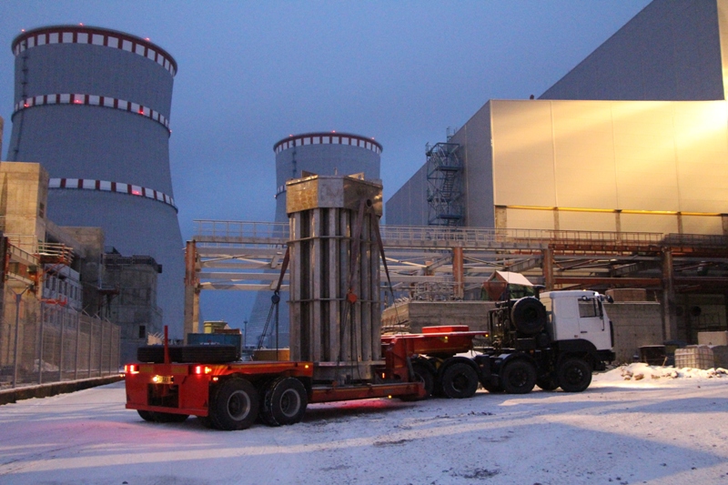 На новый энергоблок ЛАЭС доставлена первая партия ядерного топлива