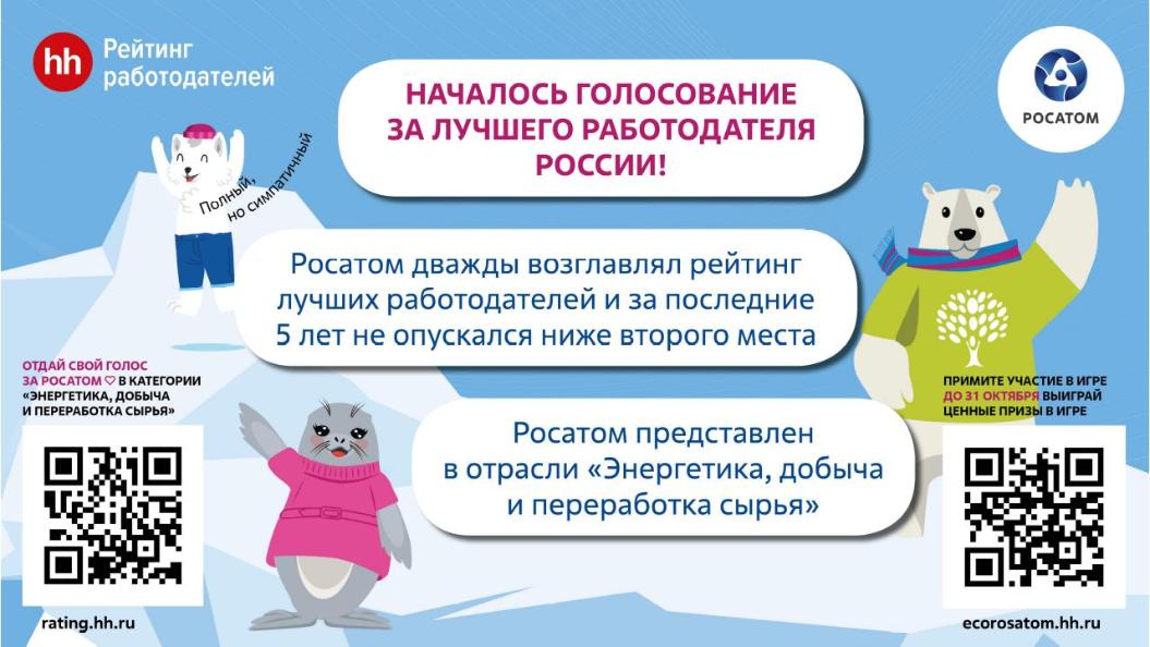 Как поддержать Росатом на HeadHunter и заодно выиграть призы в экоигре