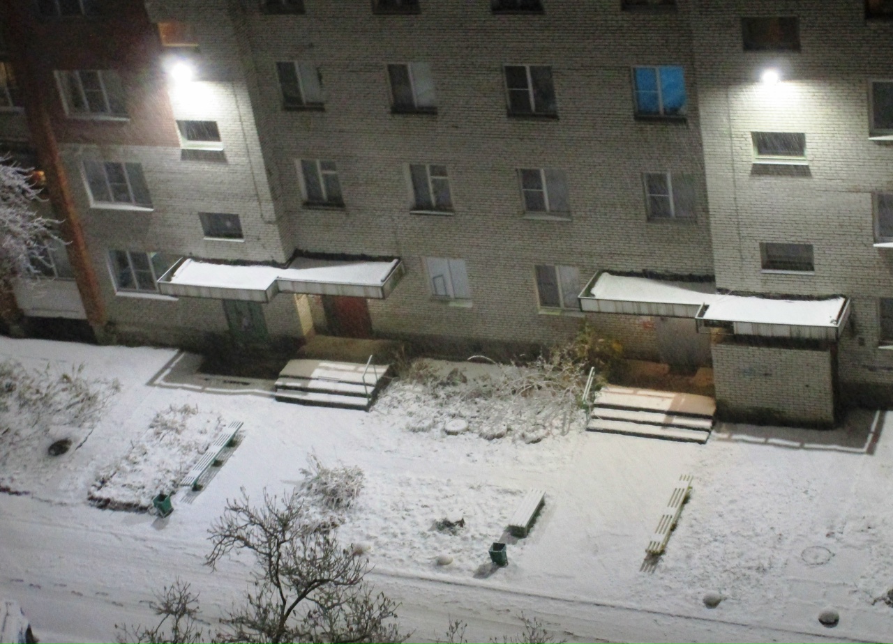 Премьера снегопада в Сосновом Бору не застала коммунальщиков врасплох 