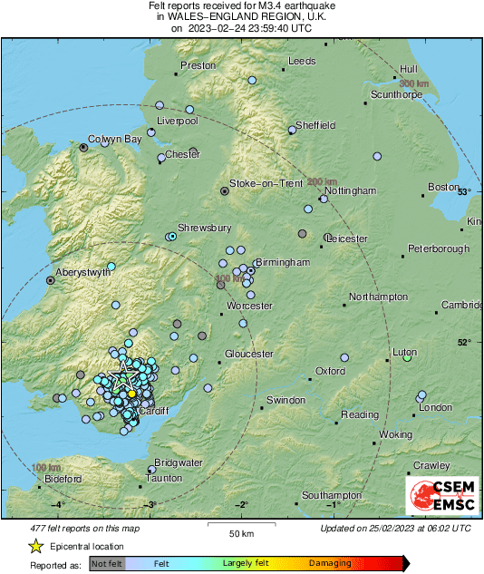 «Перетряхнуло весь дом» - в Англии произошло землетрясение