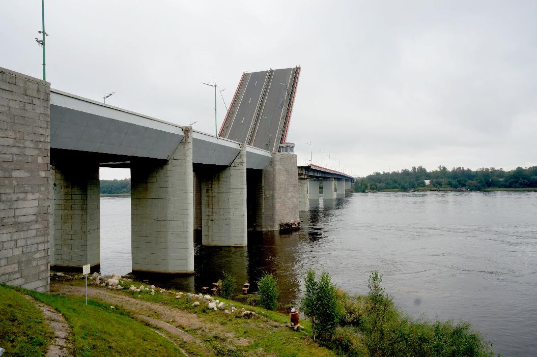 24 июня разведут Ладожский мост на трассе «Кола» / Фото предоставлено Упрдор «Северо-Запад»