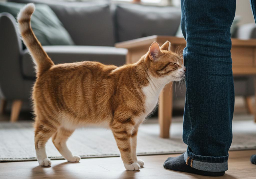 Изображение: Gemini.ai [ИИ]Многие уверены, что кошки равнодушны к людям, но на деле они тонко чувствуют эмоции и по-своему пытаются наладить отношения.