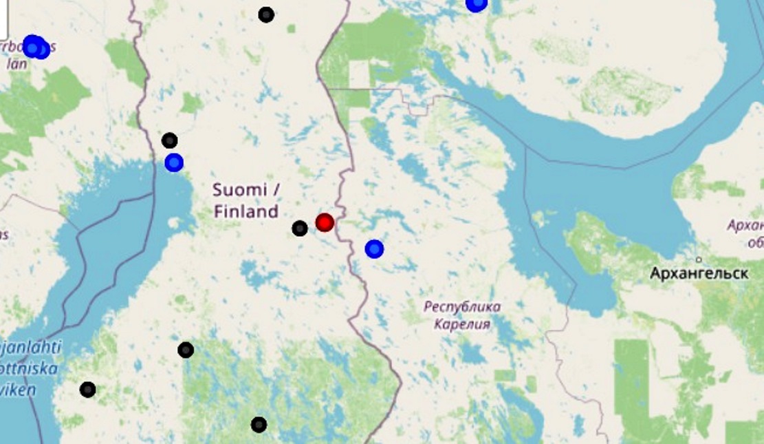 Вблизи границы Финляндии с Карелией 25 июля зафиксировали землетрясение