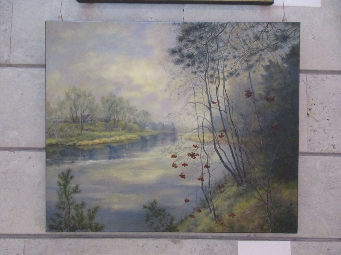 Выставка «Осенний» вернисаж» от сосновоборского клуба «Художник» открылась в ДК «Строитель»