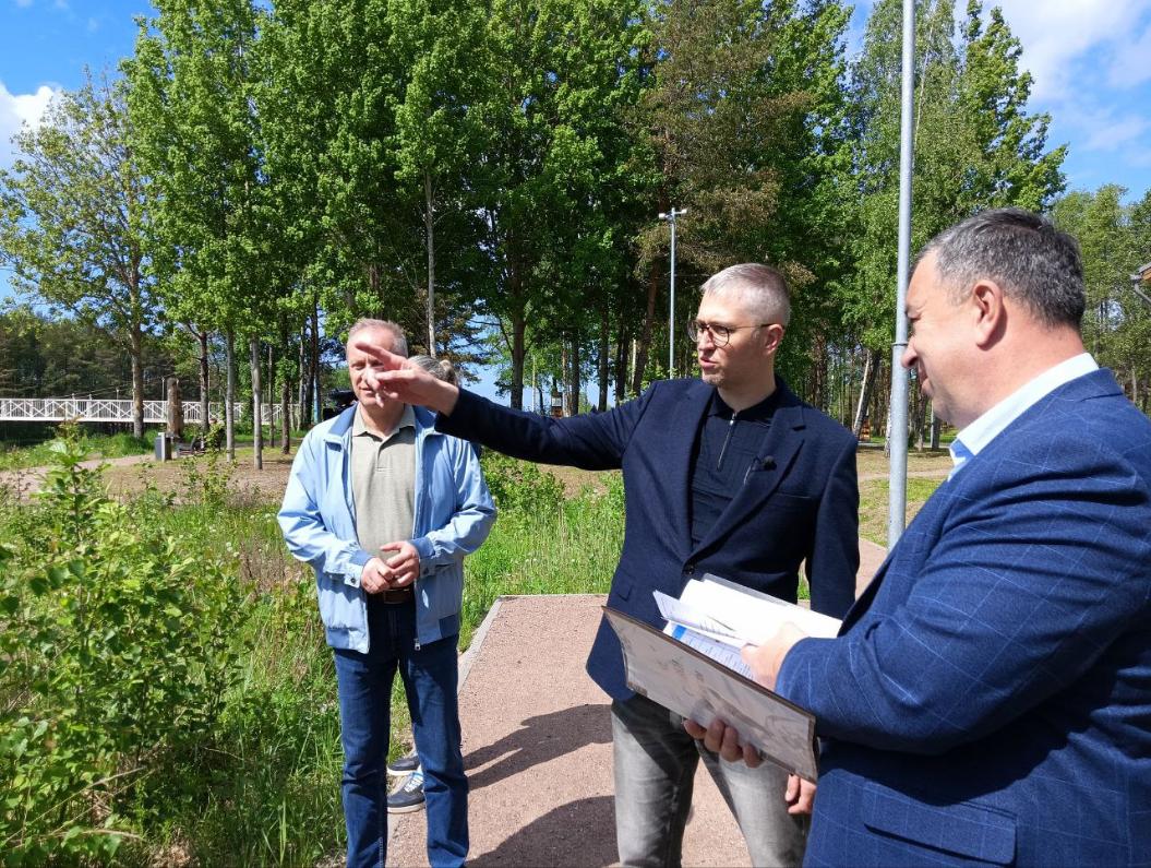 Новые планы для Приморского парка: на берегу Коваша в Сосновом Бору появятся зона отдыха и инфраструктура для водных видов спорта