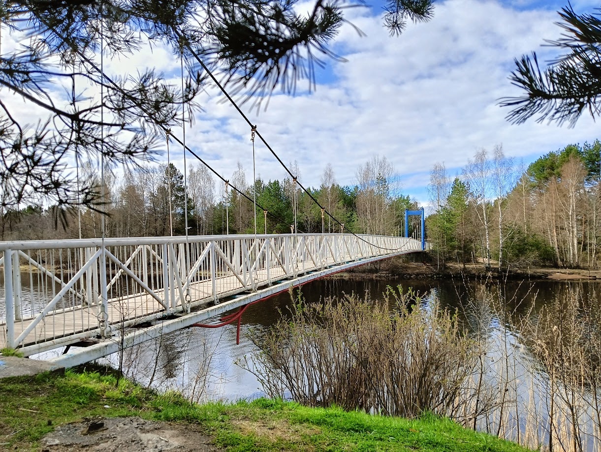 8 июля стартует ремонт моста на городской пляж. Слои старой краски удалят лазером — без пыли и загрязнения реки