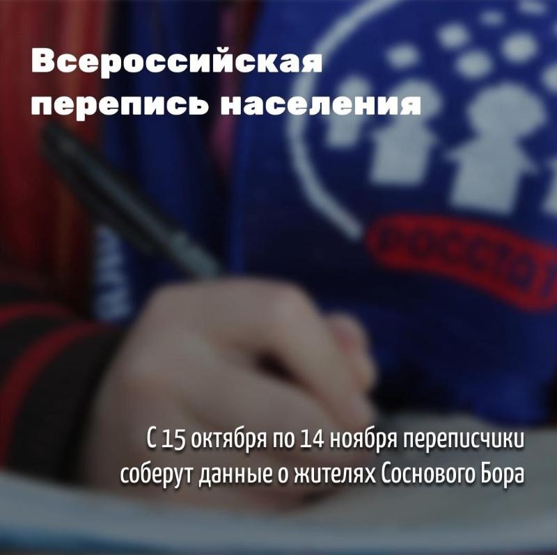 Сегодня стартует Всероссийская перепись населения. Полный список адресов стационарных переписных пунктов в Сосновом Бору