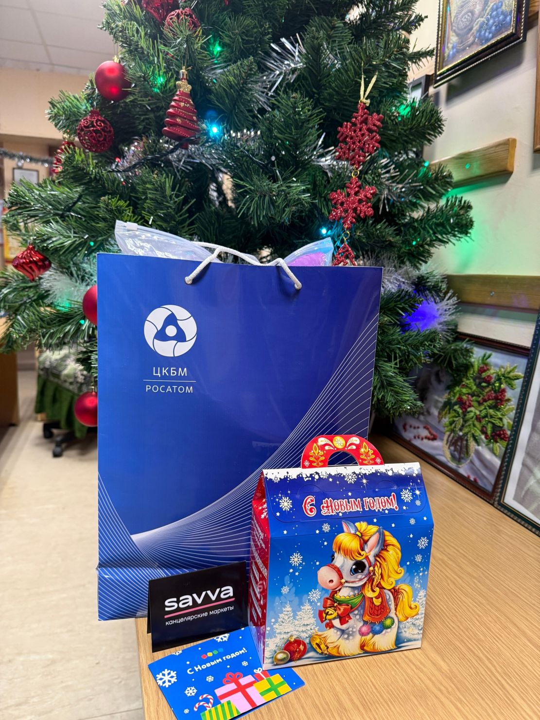 Сосновоборская организация ЛОО ООО "ВОИ" поблагодарила предприятия за подаренное волшебство