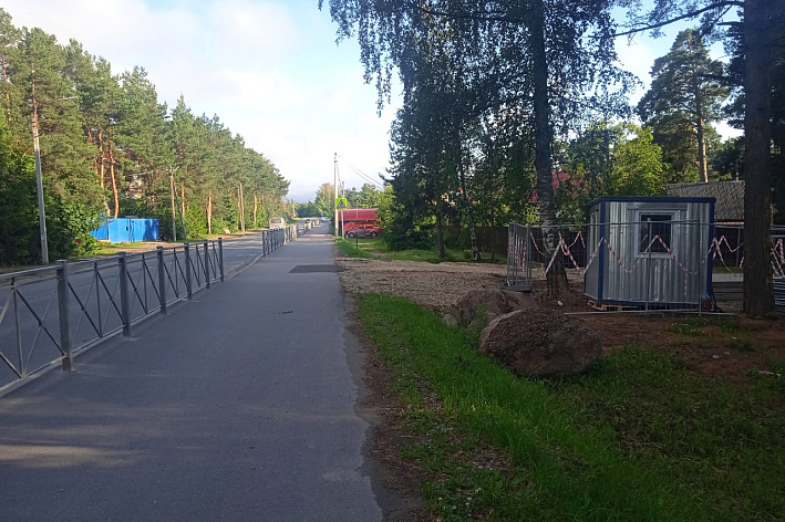 На территорию бывшего лагеря «Чайка» пришли строители